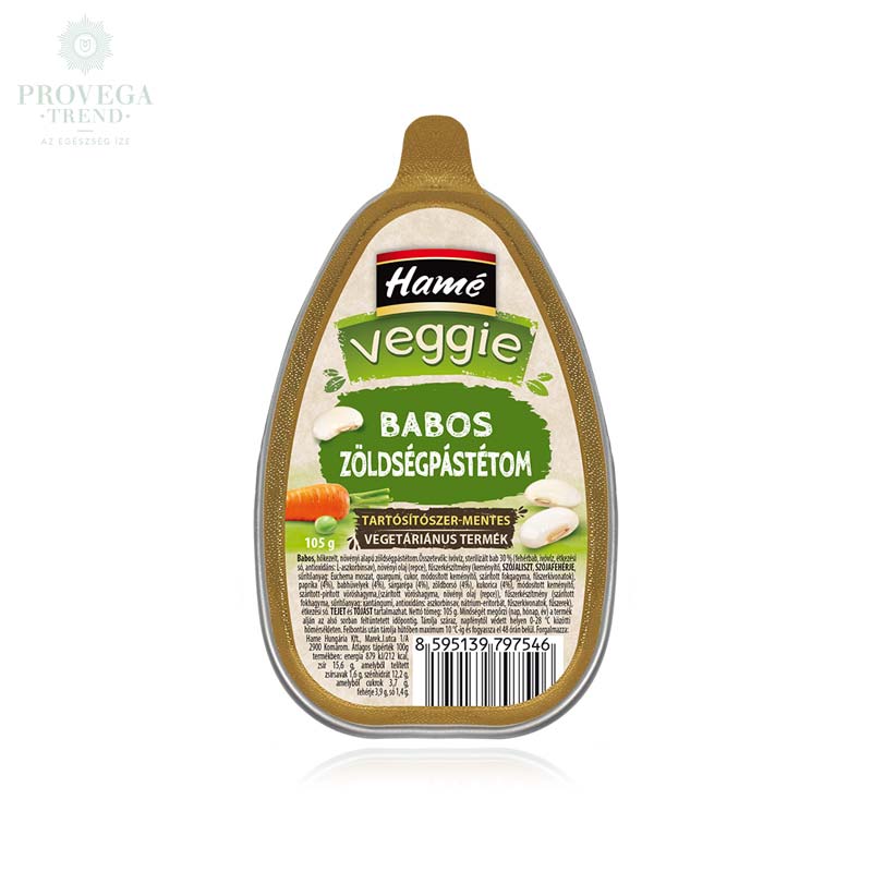 Hamé-babos-vegetáriánus-pástétom105g